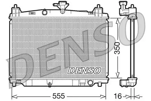 воден радиатор DENSO DRM44016