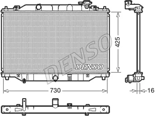 воден радиатор DENSO DRM44039