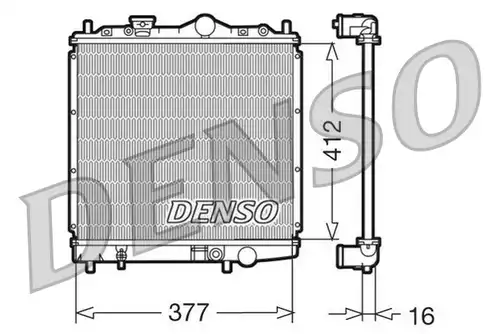 воден радиатор DENSO DRM45001