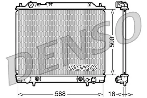 воден радиатор DENSO DRM45013