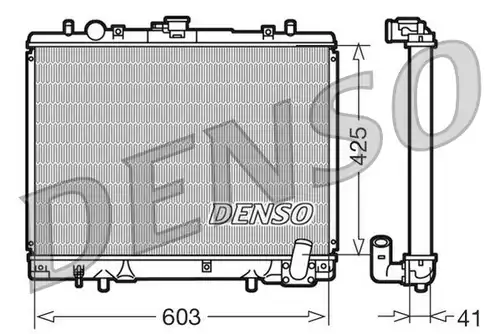 воден радиатор DENSO DRM45019