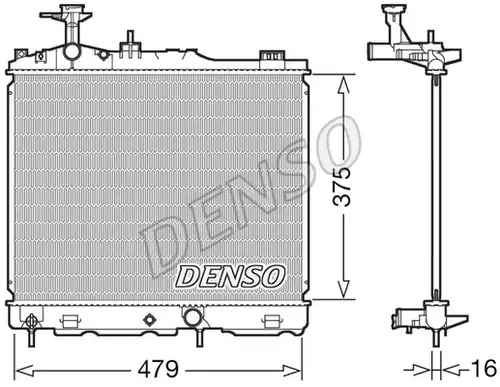 воден радиатор DENSO DRM45039