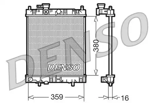 воден радиатор DENSO DRM46001