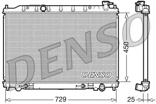 воден радиатор DENSO DRM46029