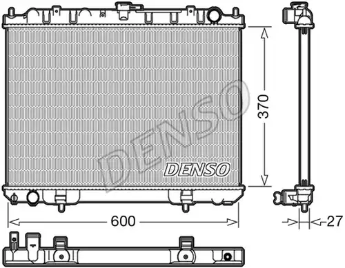 воден радиатор DENSO DRM46039