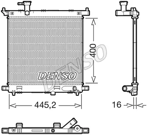 воден радиатор DENSO DRM46066