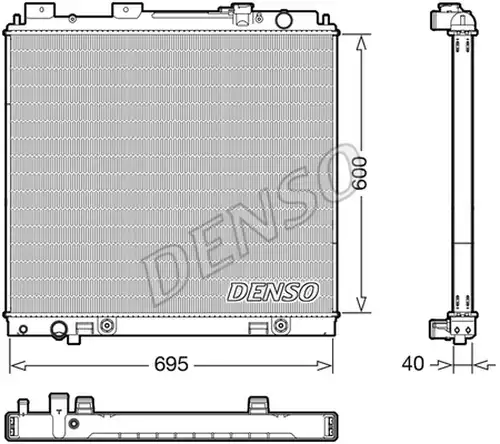 воден радиатор DENSO DRM46068