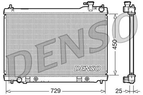 воден радиатор DENSO DRM46100