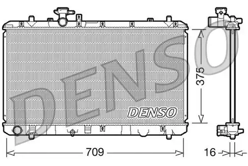 воден радиатор DENSO DRM47023