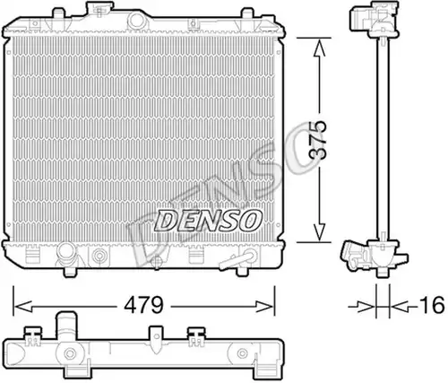 воден радиатор DENSO DRM47028