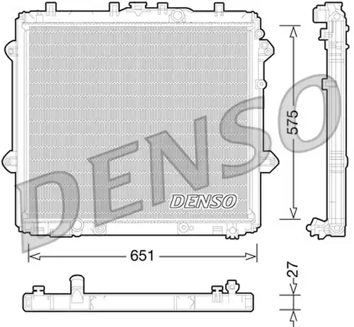 воден радиатор DENSO DRM50060