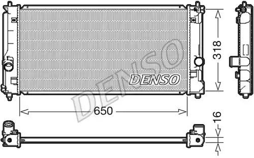 воден радиатор DENSO DRM50081