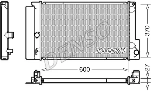 воден радиатор DENSO DRM50087