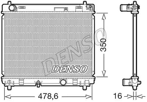 воден радиатор DENSO DRM50104