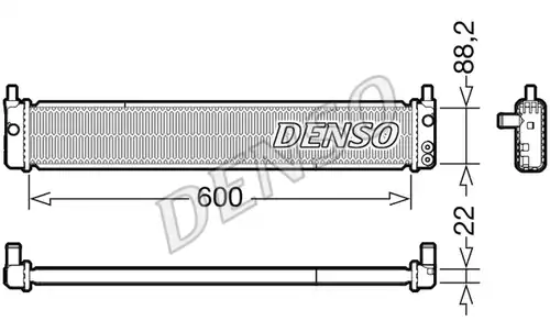 воден радиатор DENSO DRM50135