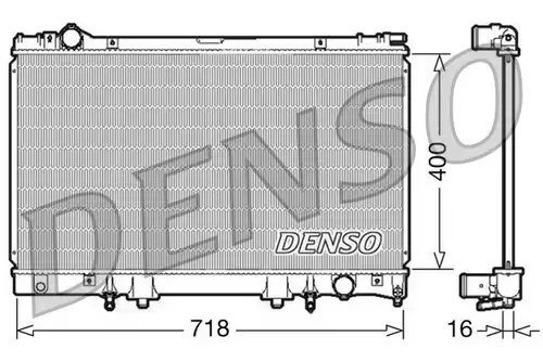 воден радиатор DENSO DRM51002