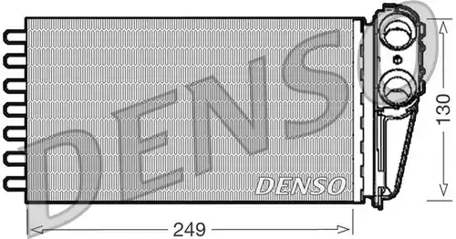 топлообменник, отопление на вътрешното пространство DENSO DRR21001