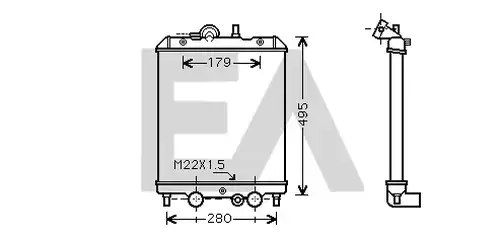 воден радиатор EACLIMA 31R57001