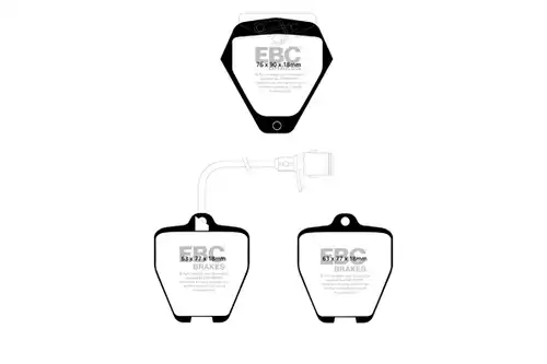 накладки EBC Brakes DP1012