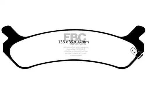 накладки EBC Brakes DP1017