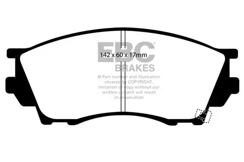 накладки EBC Brakes DP1019