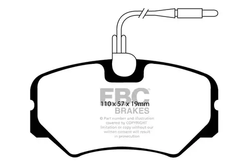 накладки EBC Brakes DP1021