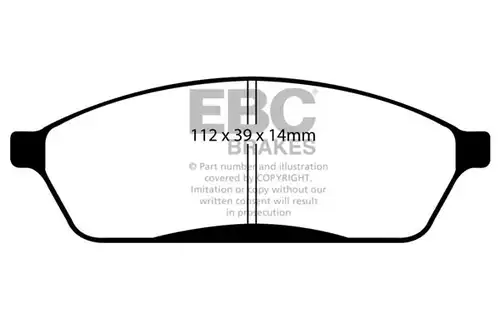 накладки EBC Brakes DP1023