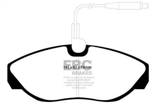 накладки EBC Brakes DP1024