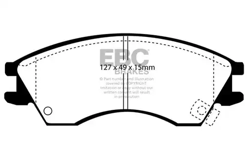накладки EBC Brakes DP1029