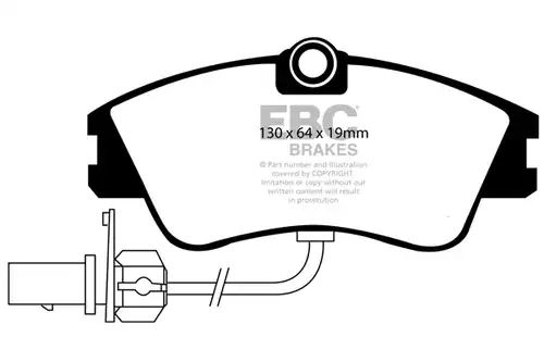 накладки EBC Brakes DP1030/2