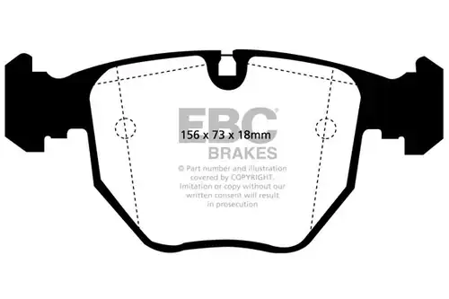 накладки EBC Brakes DP1036