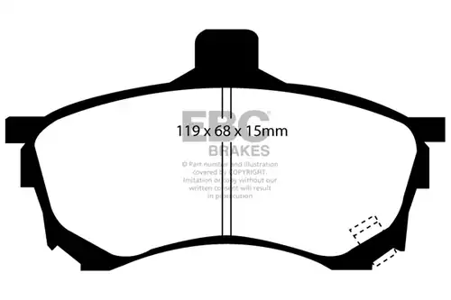 накладки EBC Brakes DP1039