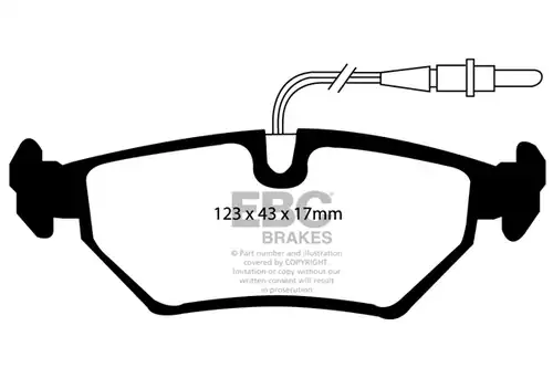 накладки EBC Brakes DP1040