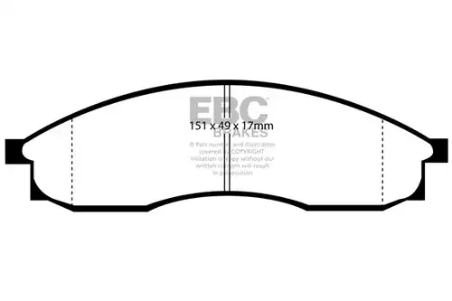 накладки EBC Brakes DP1046