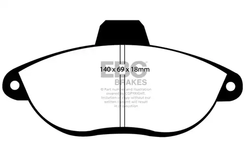 накладки EBC Brakes DP1053