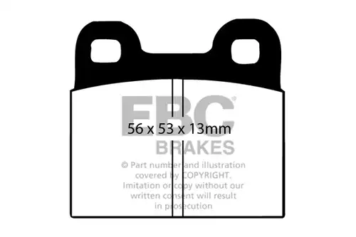 накладки EBC Brakes DP105/4