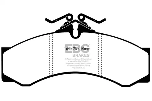 накладки EBC Brakes DP1054/2