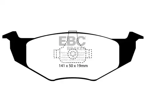 накладки EBC Brakes DP1056