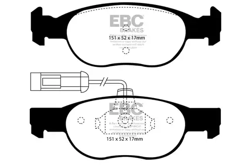 накладки EBC Brakes DP1059