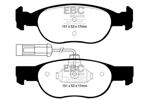 накладки EBC Brakes DP1059/2