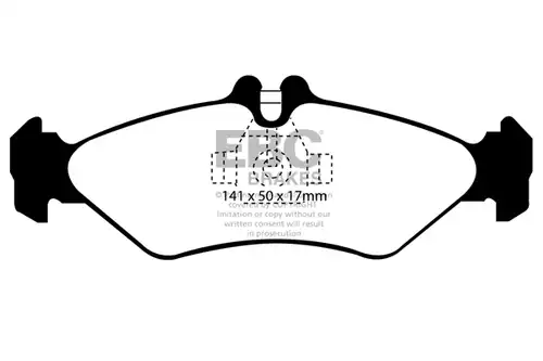 накладки EBC Brakes DP1069/2