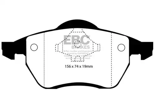 накладки EBC Brakes DP1074