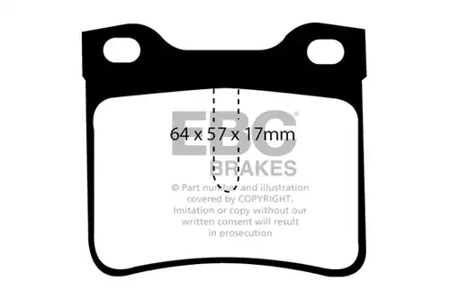 накладки EBC Brakes DP1081