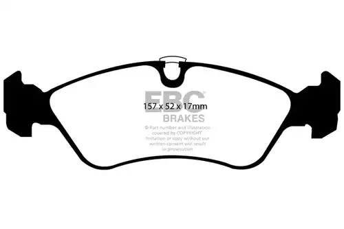 накладки EBC Brakes DP1087