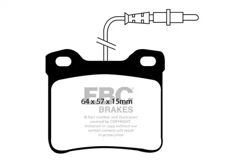 накладки EBC Brakes DP1090