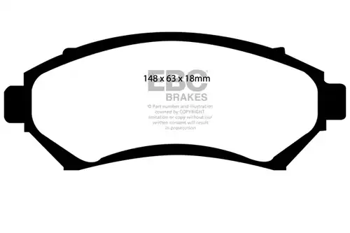 накладки EBC Brakes DP1100
