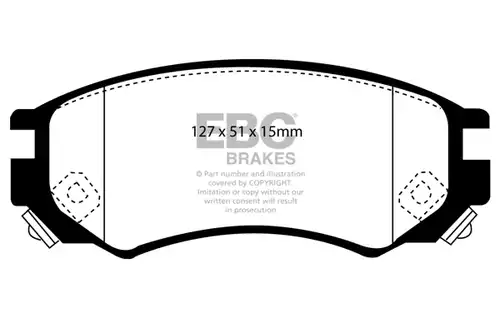 накладки EBC Brakes DP1101