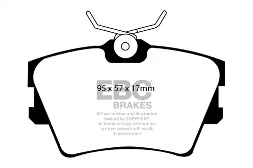 накладки EBC Brakes DP1102