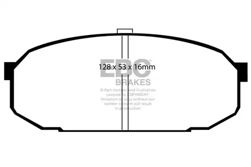 накладки EBC Brakes DP1103