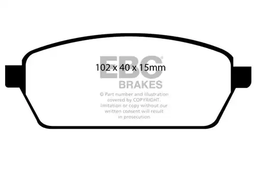 накладки EBC Brakes DP1106